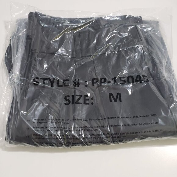 New Zenana Vegan Leather Pleated‎ Pants with Cuff in black Size Medium - Picture 7 of 7